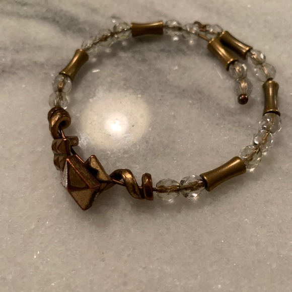 Alex and Ani beaded bracelet in gold color. - Picture 2 of 2